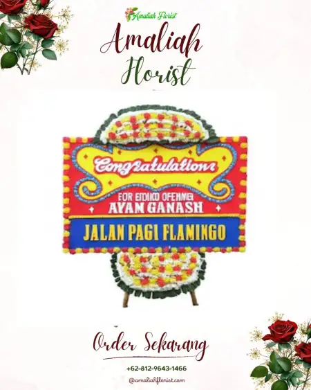 Sewa Papan Bunga Sonowangi